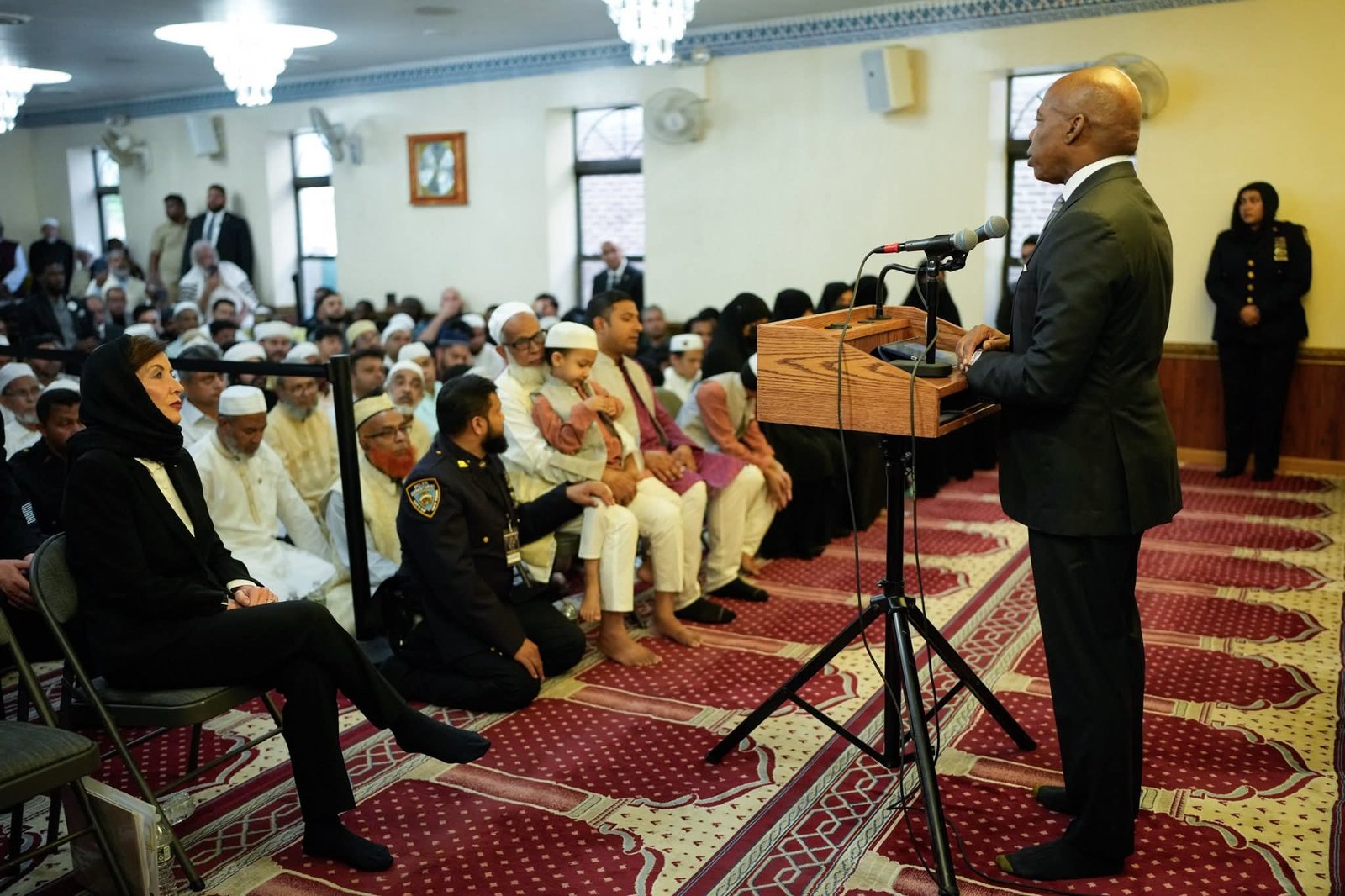 Mayor Adams Pays Tribute to Fallen Detective Didarul Islam, Hails Him as a Symbol of Hope and Sacrifice