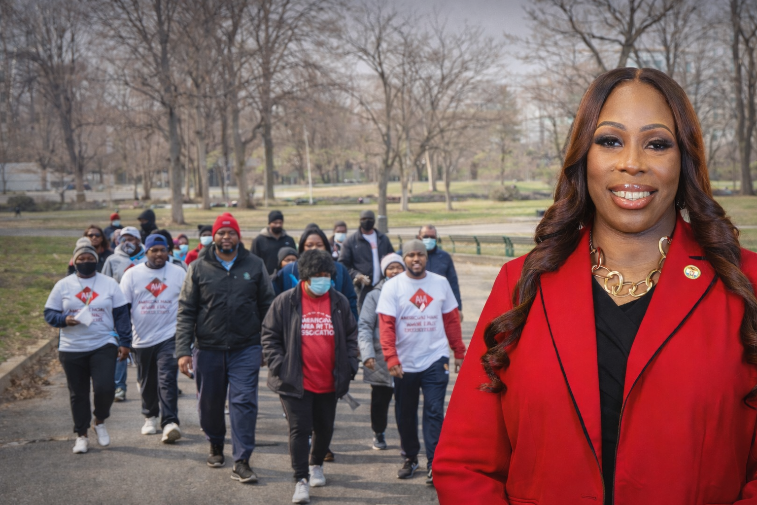 BP Gibson encourages Bronx residents to ‘move more’ on National Walking Day